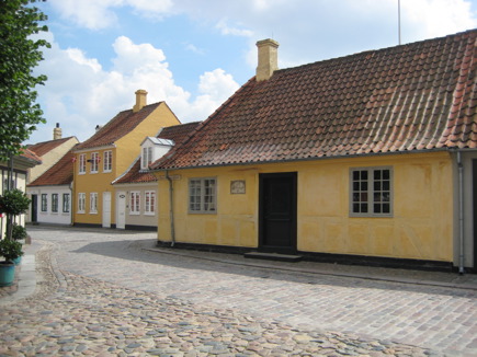 Odense, het huis waar Hans Christiaan Andersen zijn jeugd doorbracht
