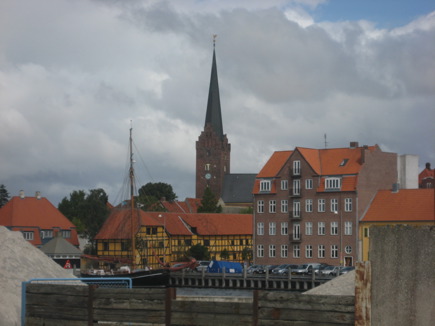 Zicht op Nakskov Zicht op Nakskov