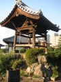 A large belfry at the temple in Moriyama