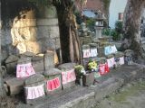 children’s graves at the cemetery