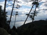 Beautiful view from the highest point of Miyajima