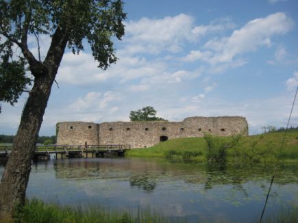 De overblijfselen van Slot Kronoberg De overblijfselen van Slot Kronoberg