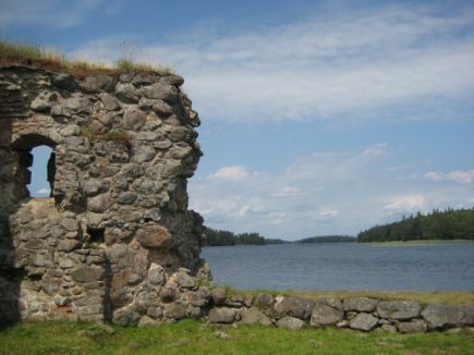 De overblijfselen van Slot Kronoberg De overblijfselen van Slot Kronoberg