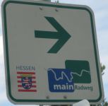routebordje mainradweg