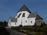 De "Rundkirke" van Østerlars op Bornholm