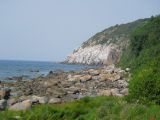 Kust ten noorden van Hasle (Bornholm)