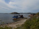 Westkust ten zuiden van Göteborg