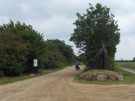 Ochsenweg in Noord-Duitsland, waar de Jutlandroute een groot deel overheen gaat