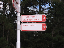 anwb fietsbord engeland