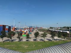 Rotterdamse haven bij Pernis
